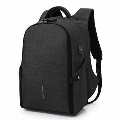 Fashion Functional 15.6 inch Laptop Backpack - Anti theft/Large Capacity/USB Recharging