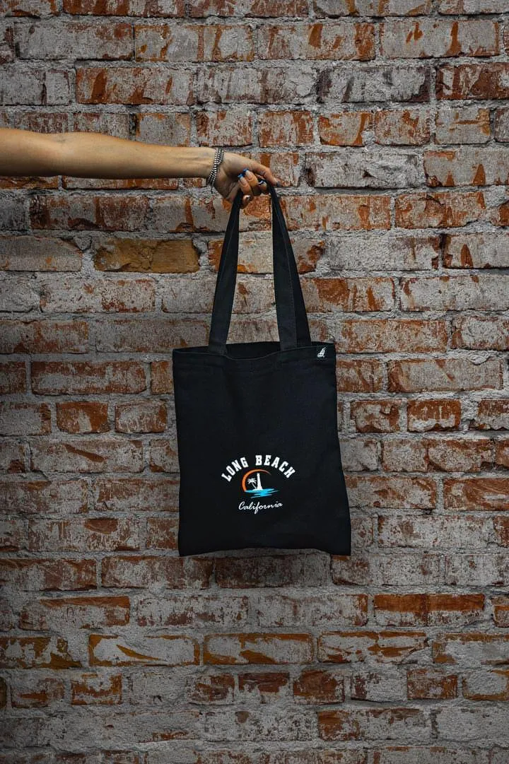Long Beach Lighthouse Canvas Tote Bag