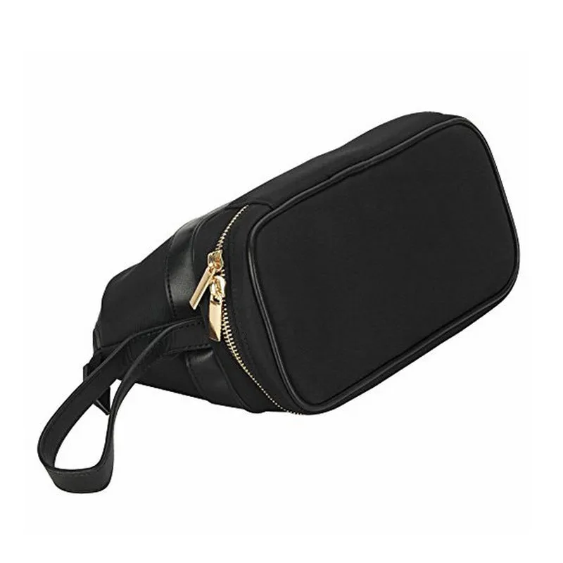 Makeup Cosmetic Case Storage Bag Cosmetic Bag Portable  Storage Bag with Adjustable Dividers for Cosmetics Makeup Marble texture